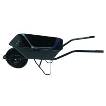 Kolečko stavební plná pryž 80l černá